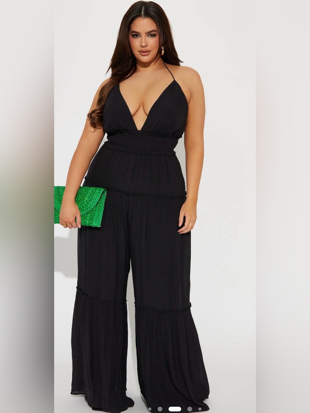NWT Fashion Nova “Gianna” Gauze Jumpsuit